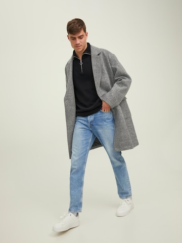 JACK & JONES Between-Seasons Coat 'Slope' in Grey