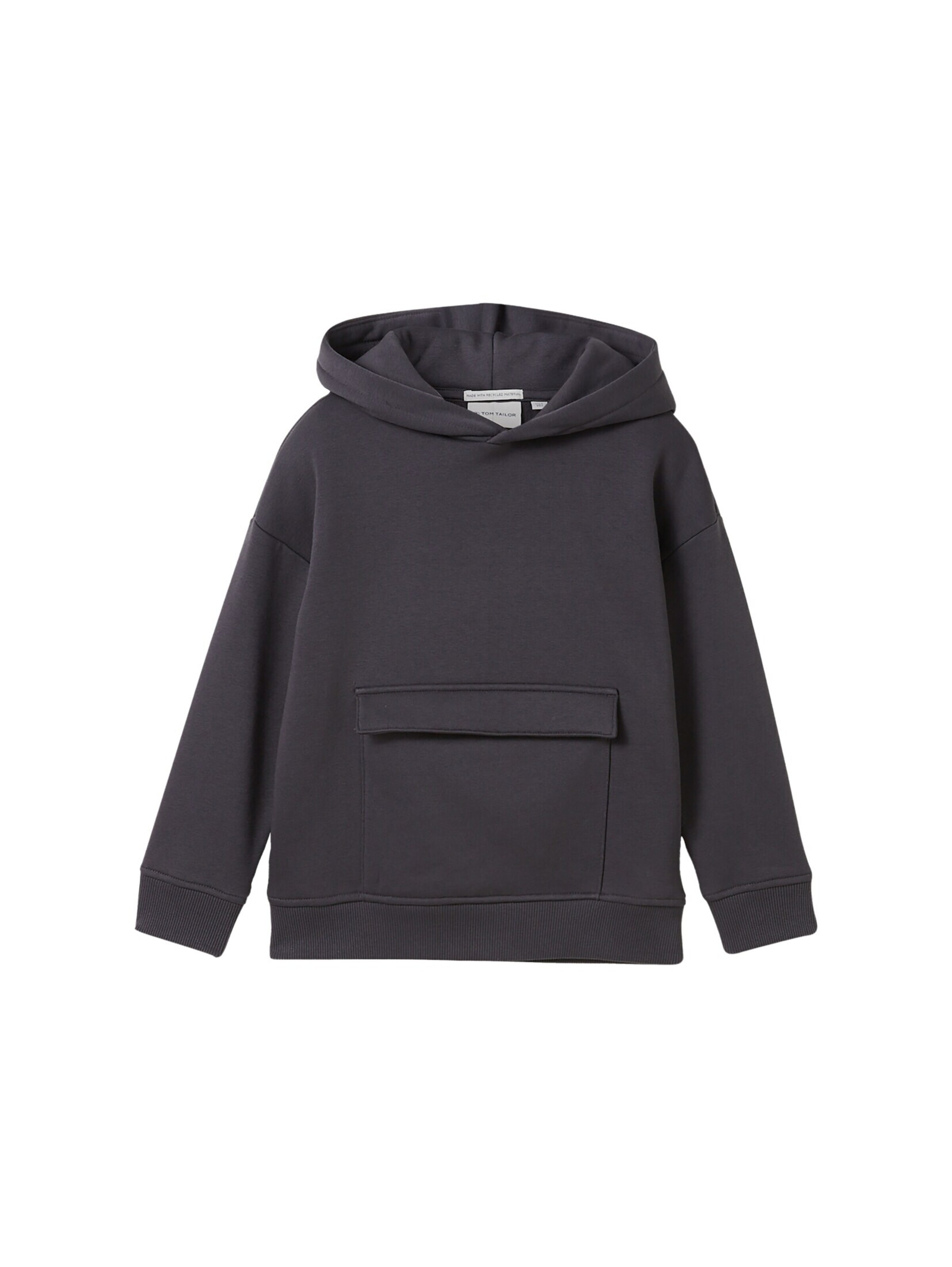 TOM TAILOR Sweatshirt in Grey: front