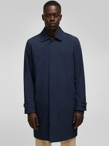 HECHTER PARIS Between-Seasons Coat in Blue: front