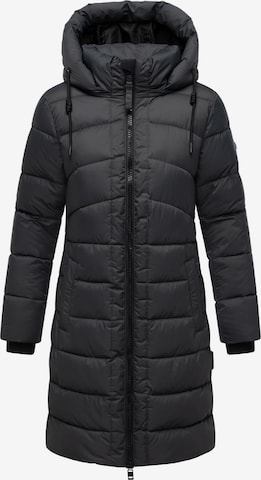 Manteau d’hiver 'Kaltnäschen 16' MARIKOO en noir : devant