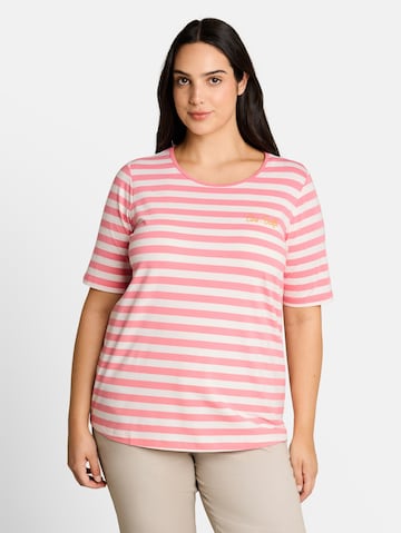 Tom Tailor Women + Shirt in Roze: voorkant