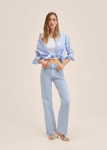 MANGO Wide leg Jeans 'Nora' i blå