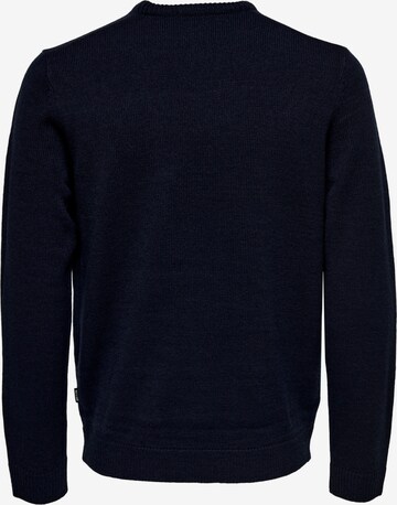 Only & Sons Pullover 'Xmas' in Blau