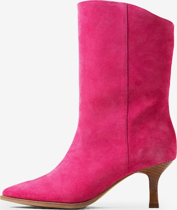 BRONX Ankle Boots 'New Lara' in Pink: front