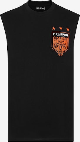 Plein Sport - Camisa 'Tiger' em preto: frente