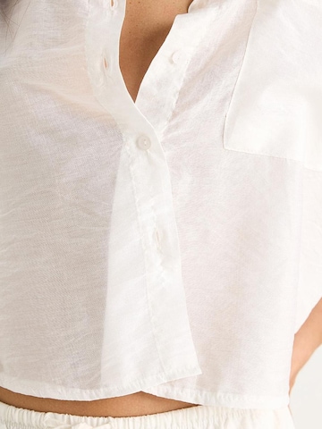 Bianco Lucci Bluse in Weiß