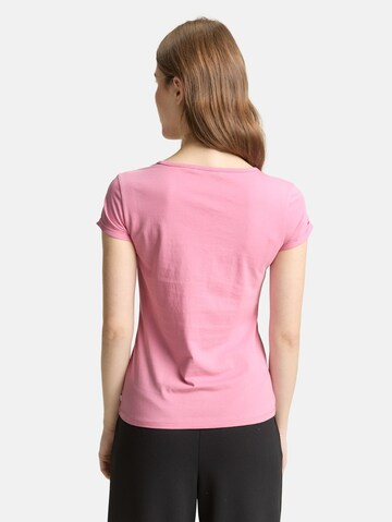 T-shirt TOM TAILOR DENIM en rose