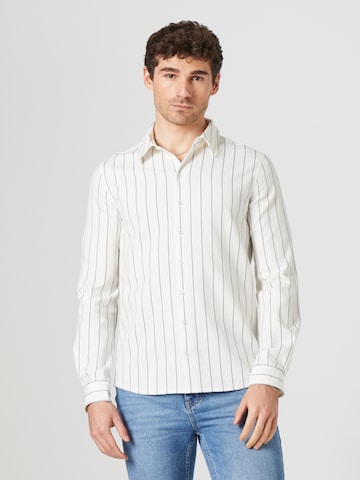 Coupe regular Chemise 'Dustin' Guido Maria Kretschmer Men en blanc : devant