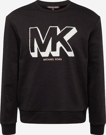 Sweat-shirt Michael Kors en noir : devant