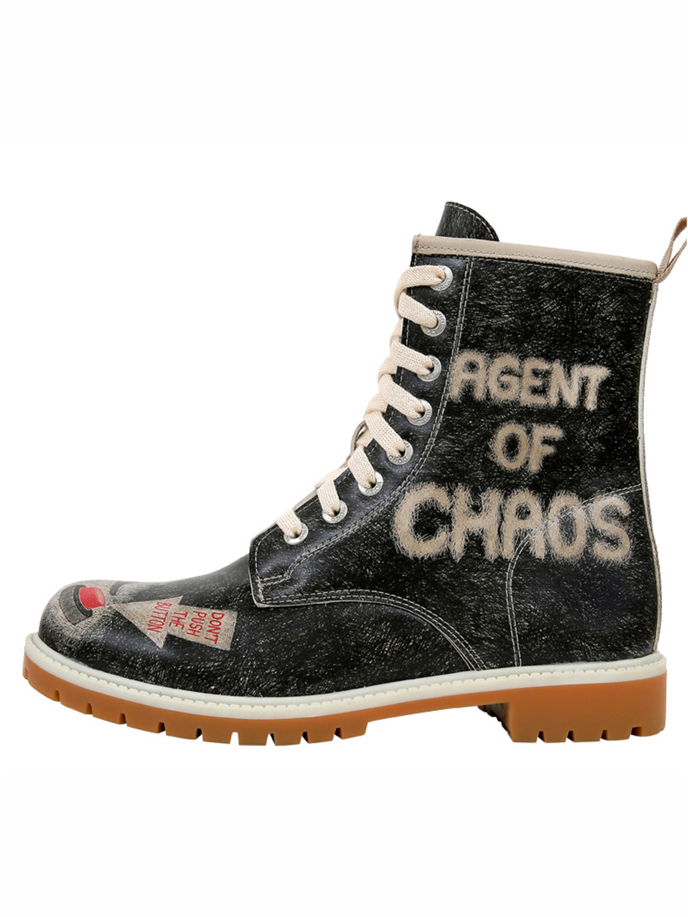 DOGO Schnürstiefel 'DOGO Boots - Agent Of Chaos'‌‌ in schwarz, Produktansicht