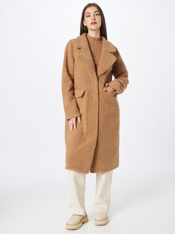 Goosecraft Between-Seasons Coat 'Midnight' in Brown: front