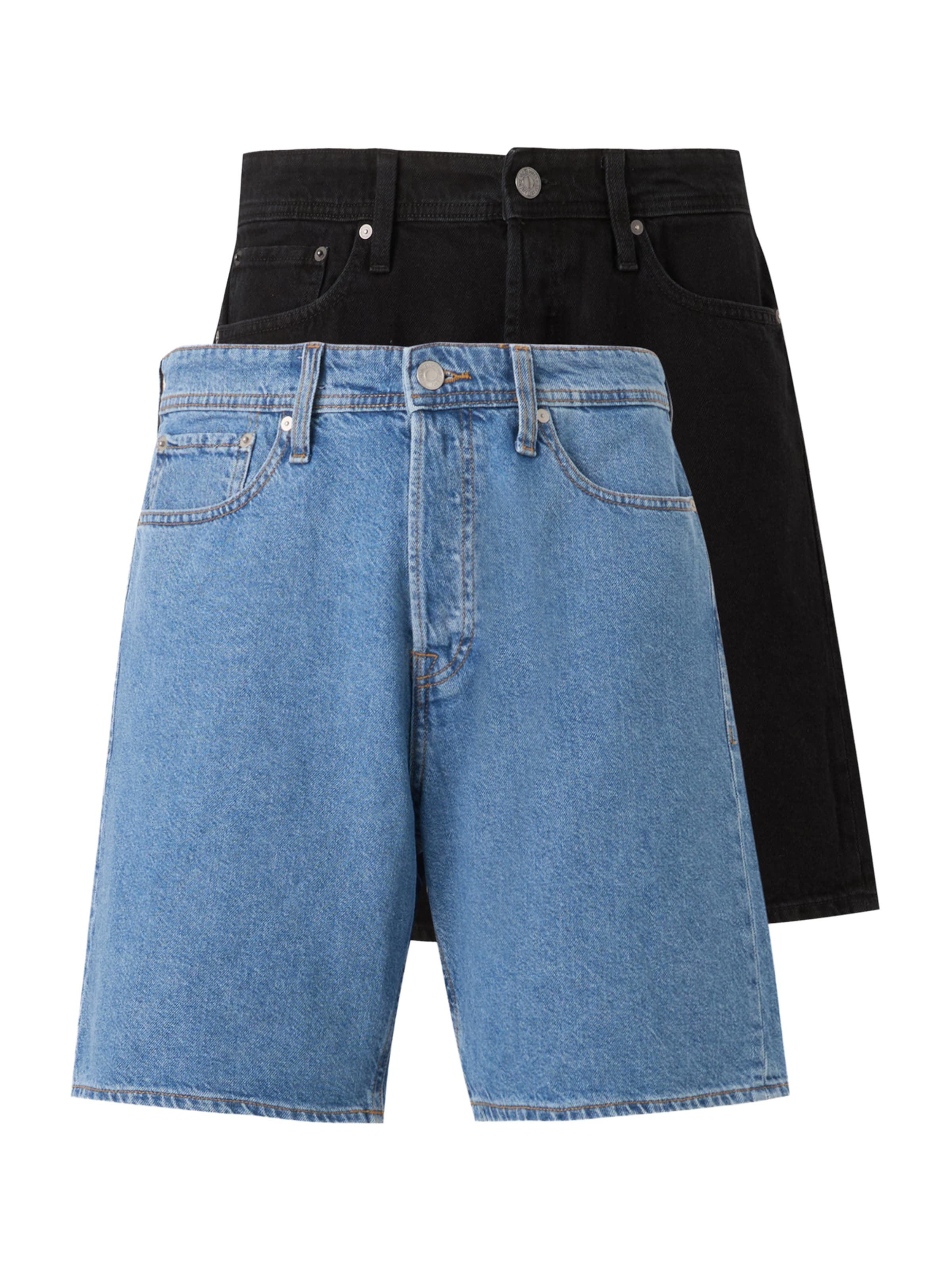 JACK & JONES Shorts 'JJITONY JJORG' in blue denim / black denim, Produktansicht