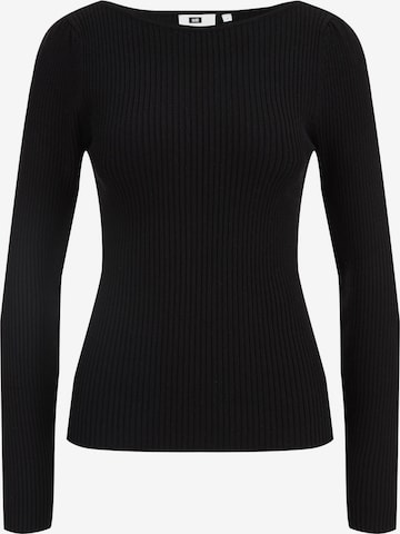 WE Fashion Sweater in Black: front