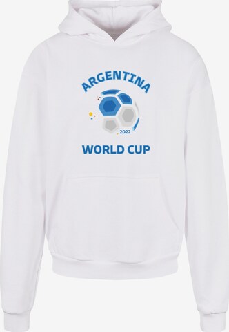 Merchcode Sweatshirt 'Argentina World Cup' in Wit: voorkant