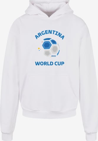 Merchcode Sweatshirt 'Argentina World Cup' in Weiß: predná strana