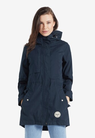 Parka mi-saison 'Nicola' khujo en bleu : devant