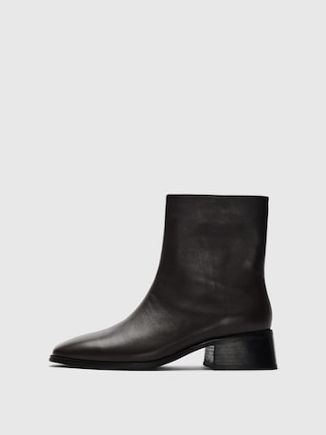 SELECTED Stiefelette 'SLWVega' in Braun: Vorderseite