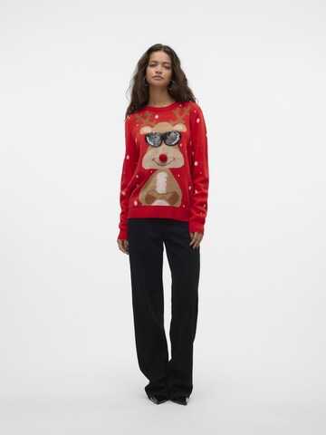 VERO MODA Trui in Rood
