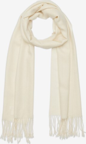 Noolur Scarf in White: front