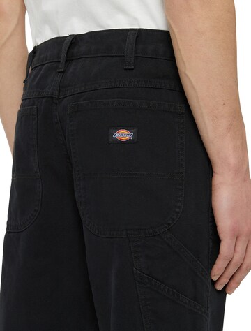 DICKIES Loosefit Cargobroek in Zwart