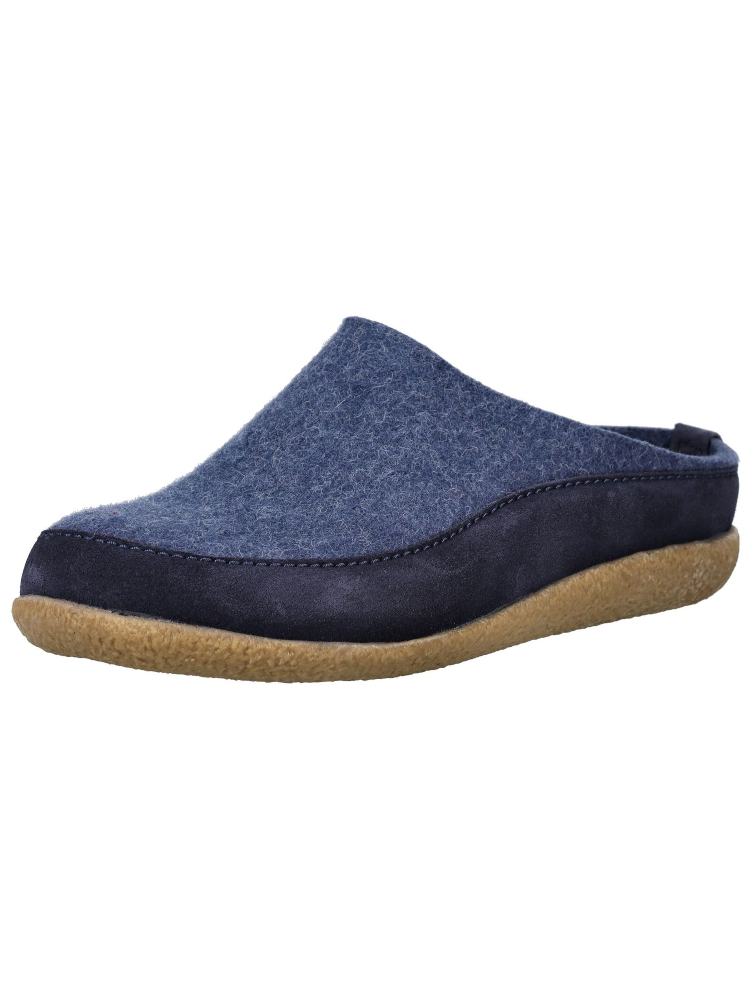 HAFLINGER Slipper in Blue: front