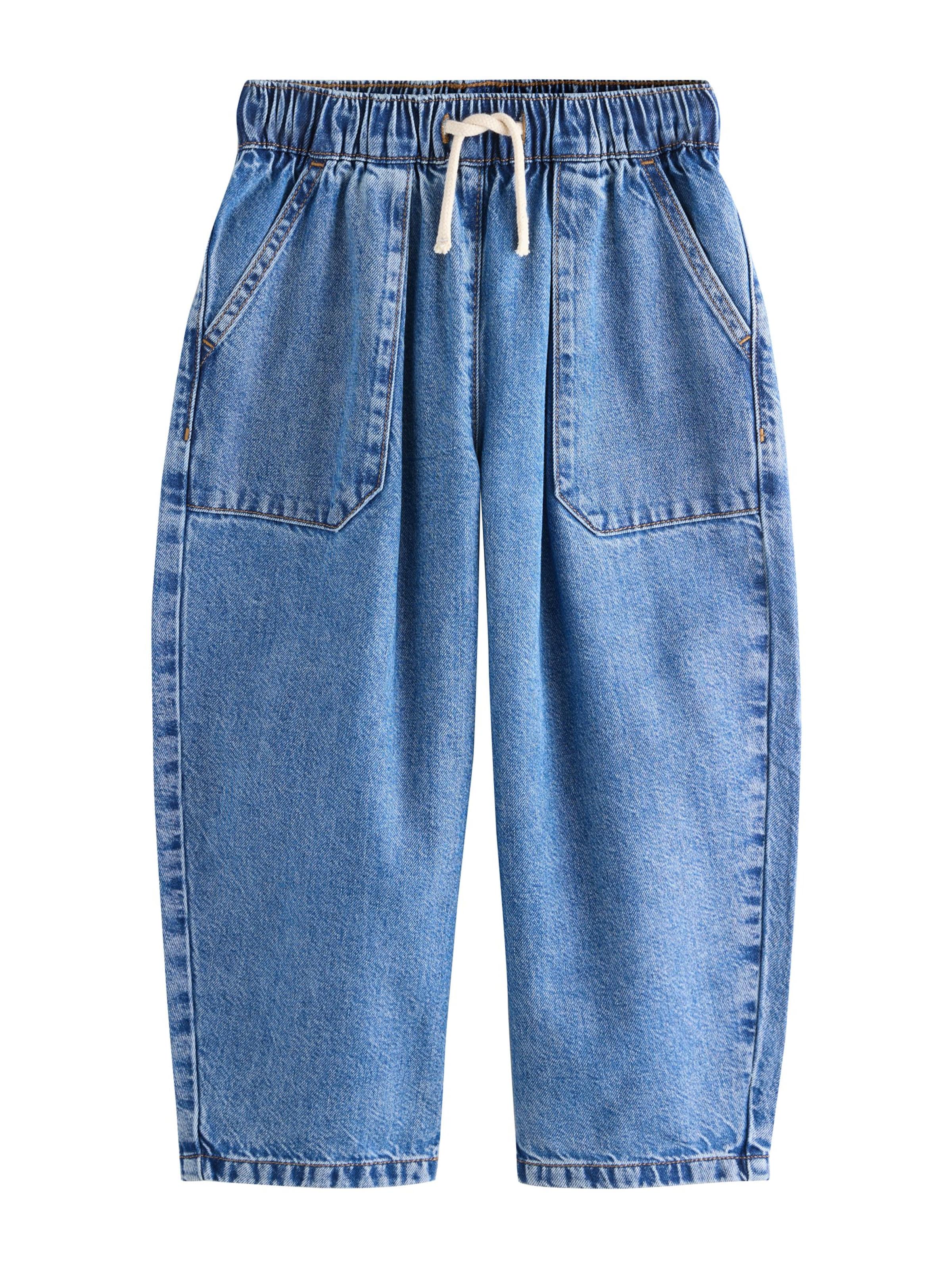 Next Baggy Джинсы в Синий: спереди