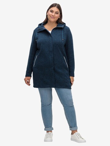 SHEEGO Fleecejacke in Blau