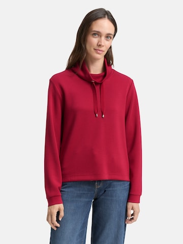 TOM TAILOR Sweatshirt in Rood: voorkant