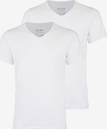 BLEND Regular fit Shirt 'Nico' in White: front