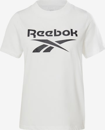T-shirt Reebok en blanc : devant