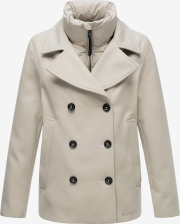 Manteau mi-saison MARIKOO en gris : devant