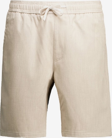 Pantalon CHASIN' en beige : devant