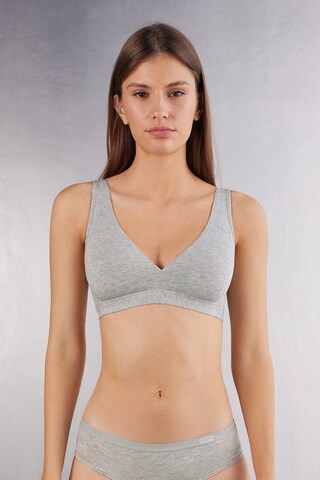 INTIMISSIMI Triangle Bra in Grey: front