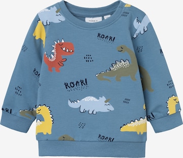 NAME IT Sweatshirt 'HIMMEL' in Blauw: voorkant