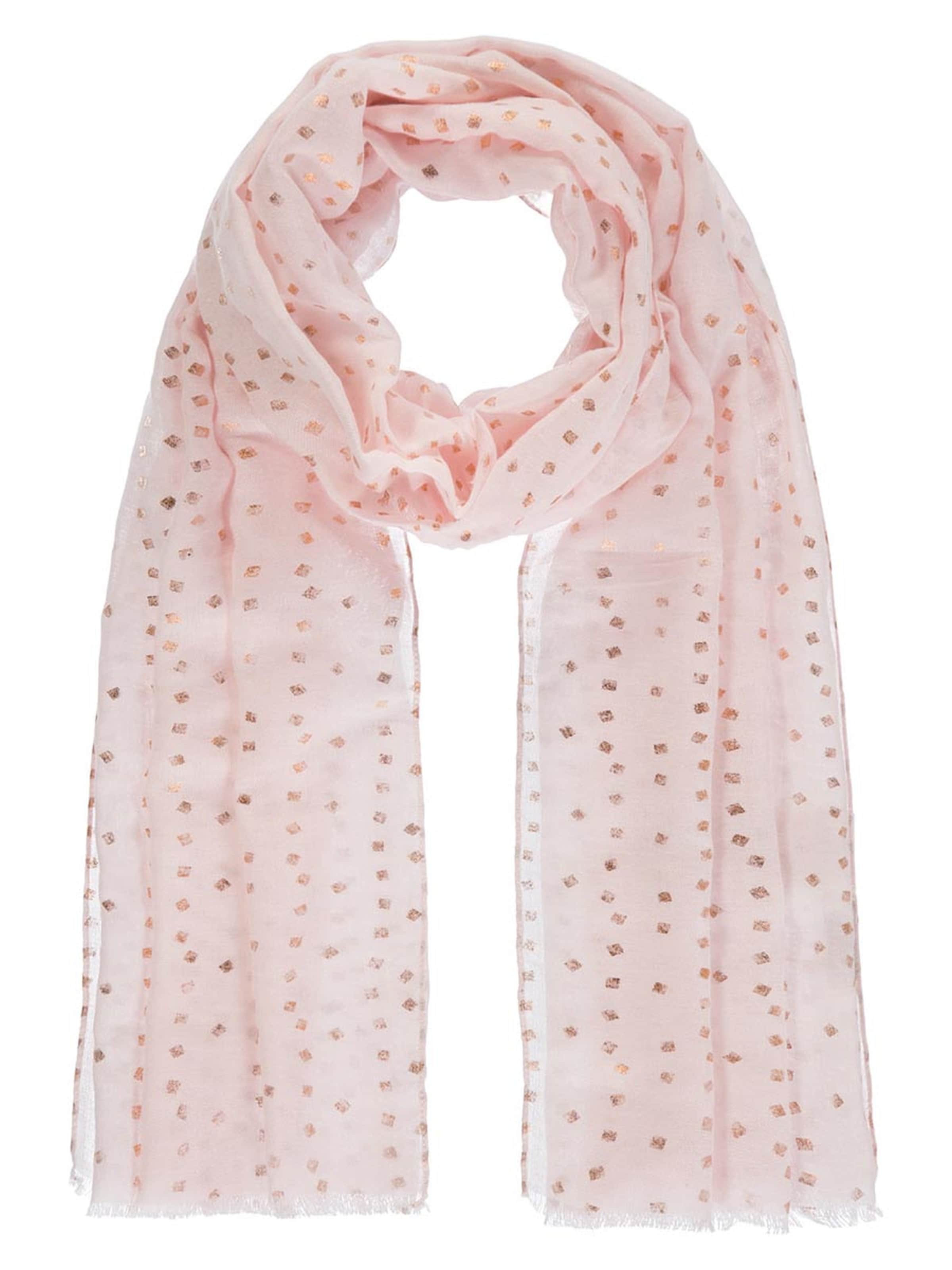 Passigatti Tuch 'Schal Folienprint mit Diamanten'‌‌ in Pink: Vorderseite