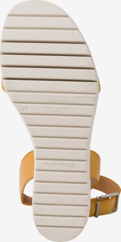 TAMARIS Sandals in Yellow