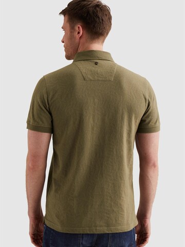 PME Legend Paita 'Polo shirt in jersey with allover jacquard pattern' värissä vihreä