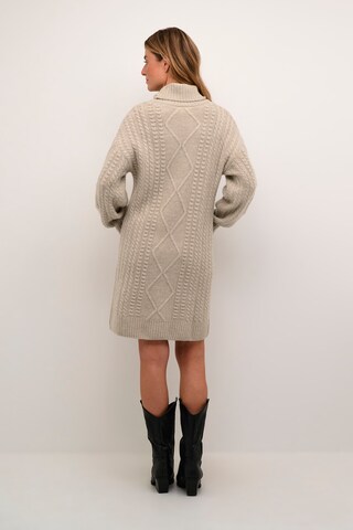 Cream Knit dress 'Pumpkin' in Beige