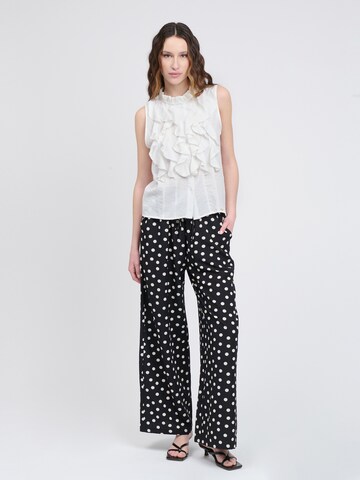 Loosefit Pantaloni di Influencer in nero