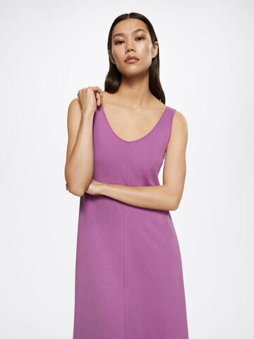 Robe 'RIBET' MANGO en violet : devant