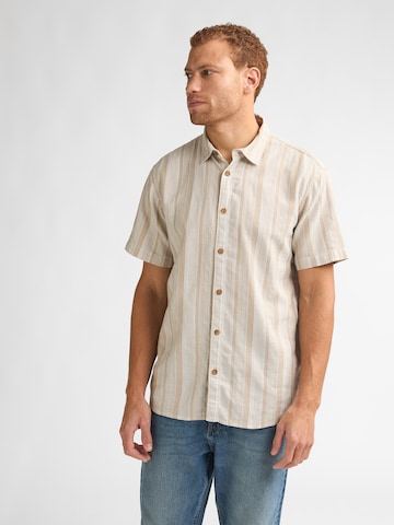 Coupe regular Chemise 'Ranger' Petrol Industries en beige : devant
