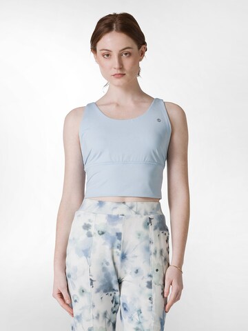 DEHA Bustier Sport-BH in Blau: Vorderseite