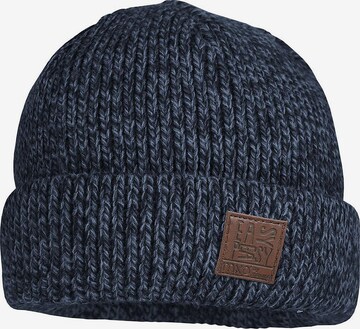MAXIMO Beanie 'FISHERMAN' in Blue: front
