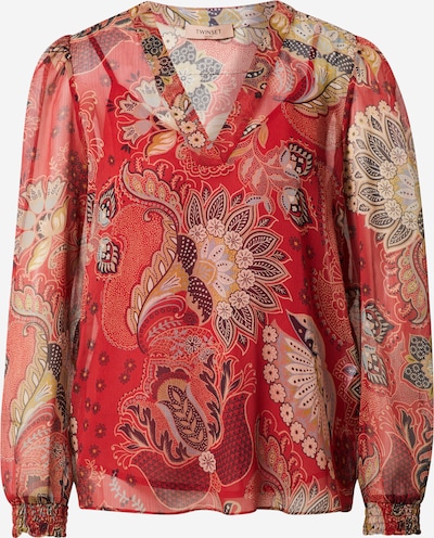 Bluză Twinset pe opal / galben miere / roșu / negru, Vizualizare produs