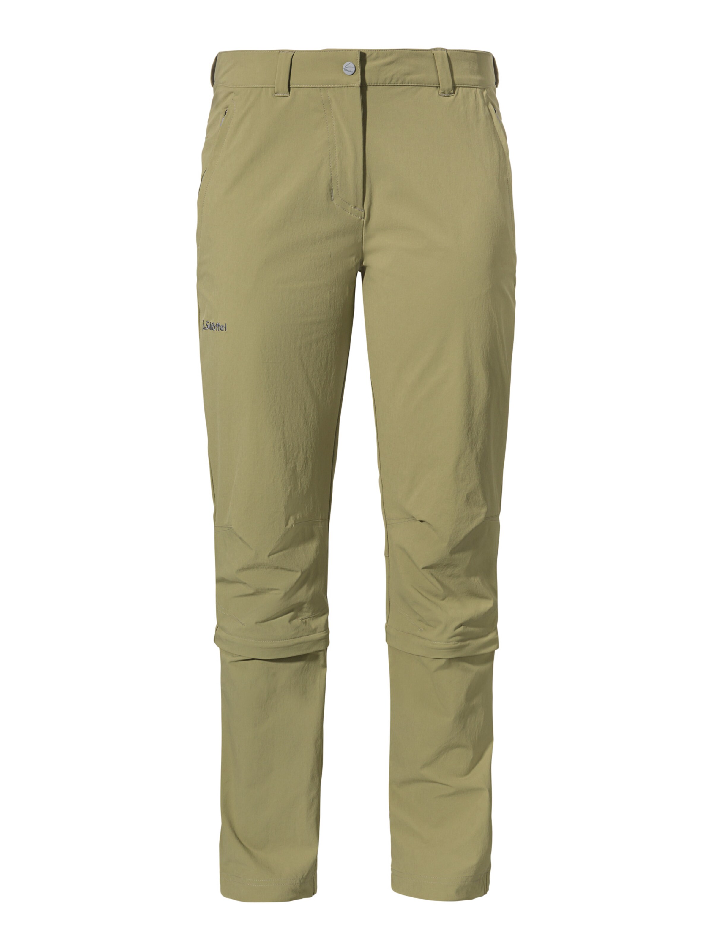 Regular Pantalon outdoor ' Pants Engadin1 Zip Off ' Schöffel en vert : devant