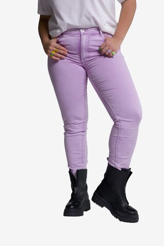 Studio Untold Skinny Jeans in Lila: voorkant