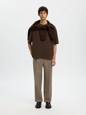 SELECTED Shirt 'SLHNORMAN' in Bruin