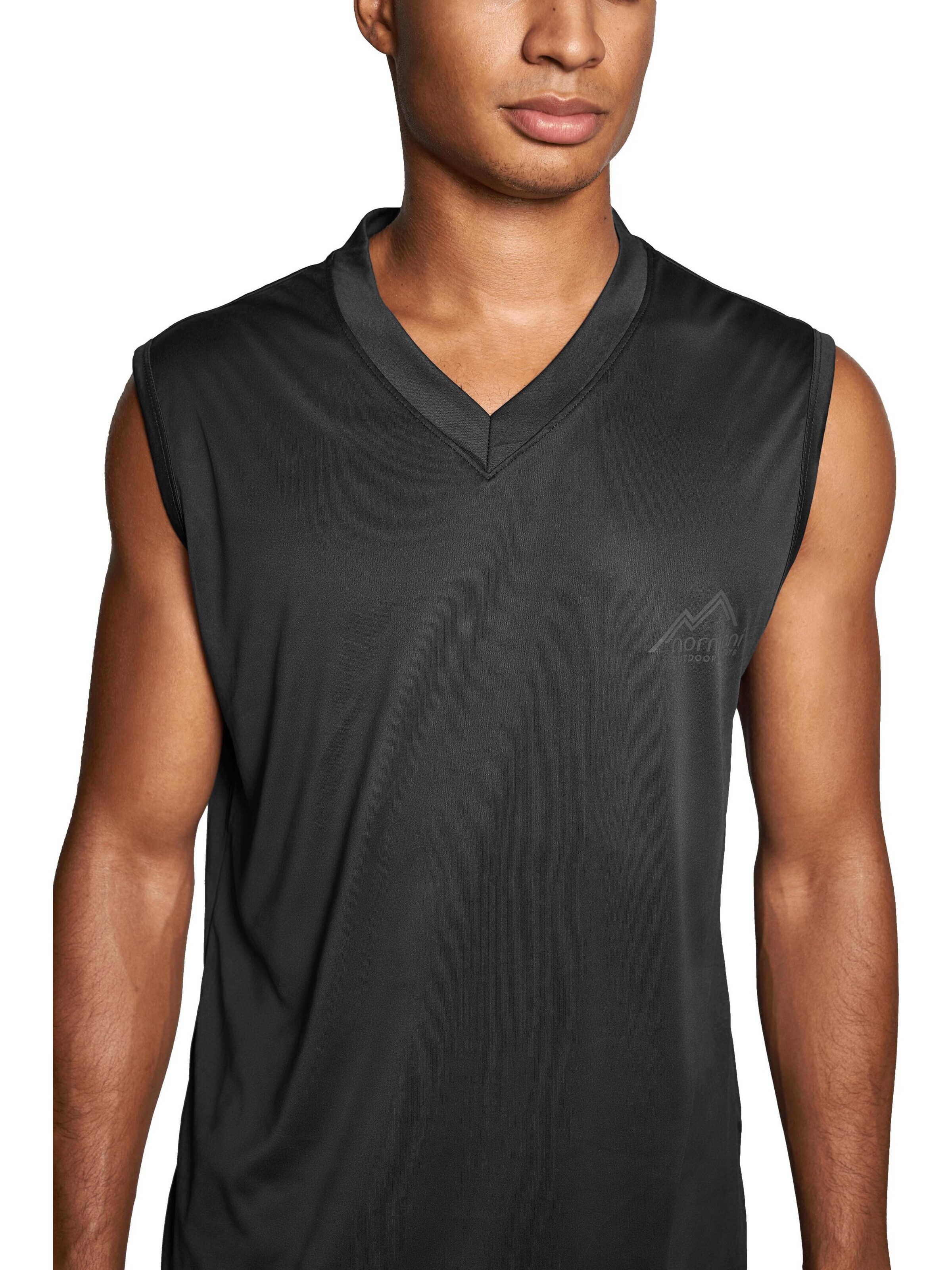 T-Shirt 'Alberta' normani en noir : devant