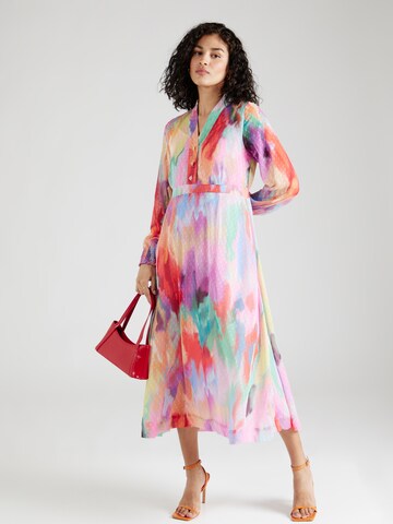 Robe-chemise NÜMPH en mélange de couleurs