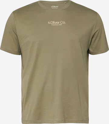 T-Shirt s.Oliver en vert : devant